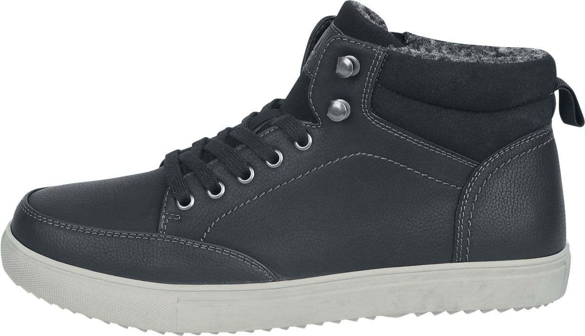 black-premium-by-emp-herren-sneaker-schwarz-rei-verschluss-gr-44 image 5
