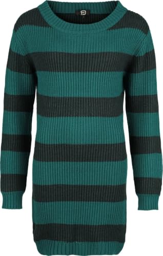 red-by-emp-strickpullover-damen-rundhals-t-rkis-gestreift-gr-l image 6