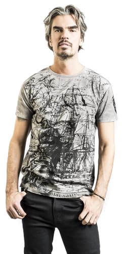 black-premium-t-shirt-herren-grau-l image 8