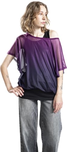 red-by-emp-lila-schwarzes-2-in-1-t-shirt-damen image 7