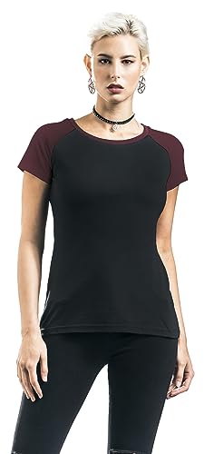 red-by-emp-t-shirt-damen-schwarz-rot-k-rpernah-gr-xl image 7