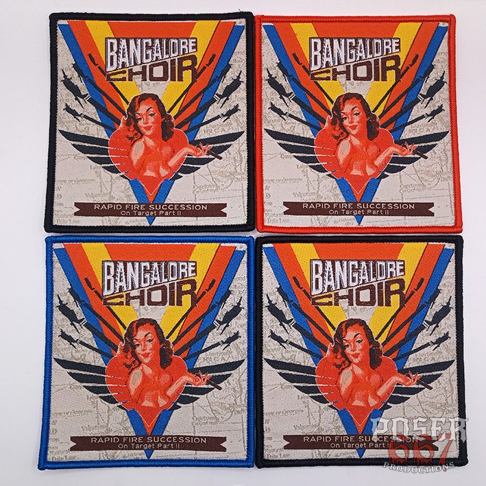 poser667-bangalore-choir-on-target-ii-patch-9-5-cm-gewebt image 2