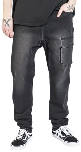 red-by-emp-baggy-jeans-herren-schwarz-grau-waschung image 8