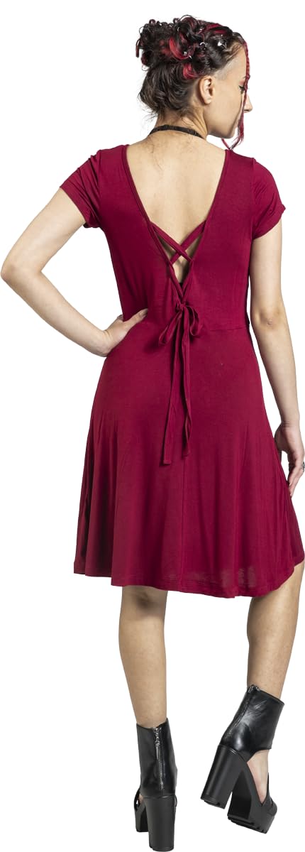 black-premium-by-emp-kleid-rot-schn-rung-r-ckenausschnitt image 5