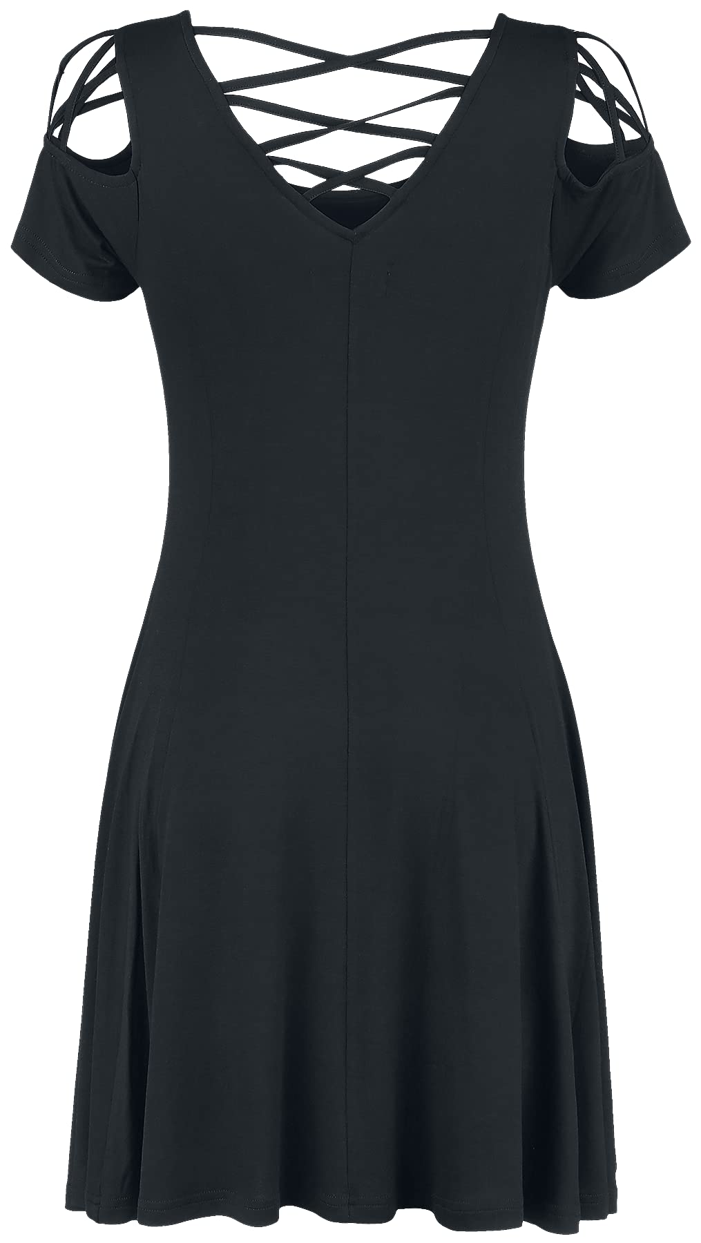 black-premium-by-emp-kleid-schwarz-runen-schn-rung-gr-e-m image 3