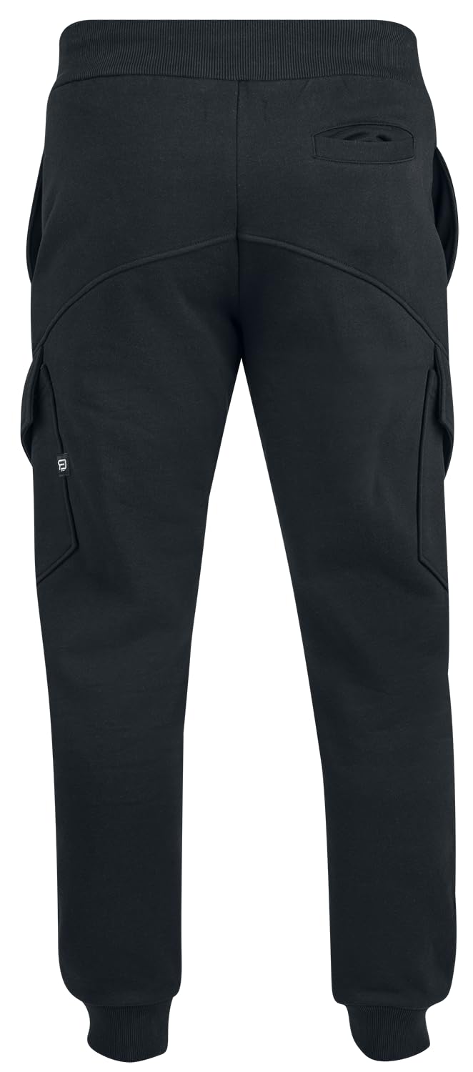 red-by-emp-herren-jogginghose-schwarz-basic-mit-taschen image 2