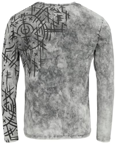 black-premium-by-emp-herren-langarmshirt-grau-runen-gr-m image 7