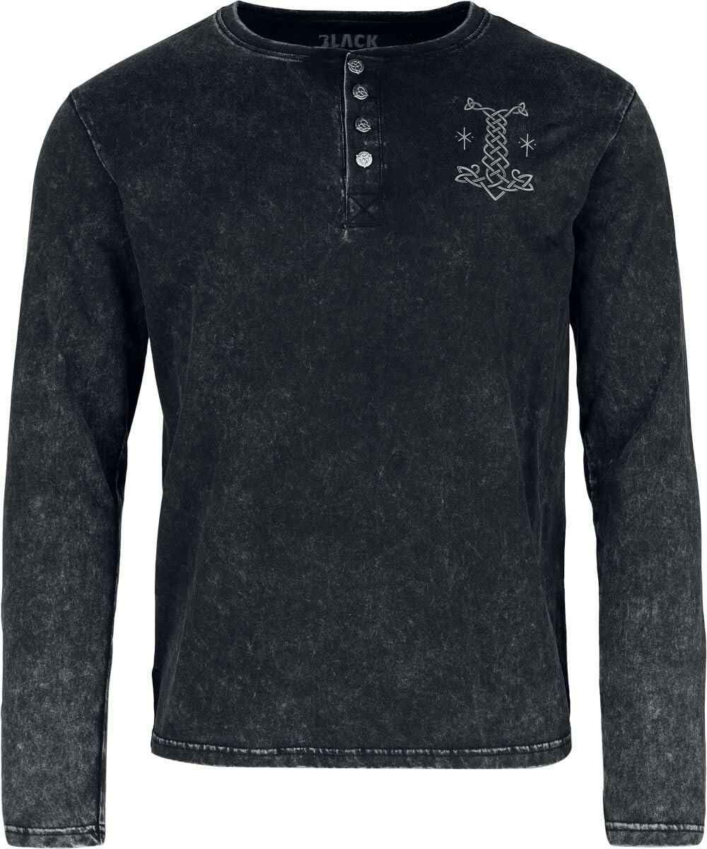 black-premium-by-emp-langarmshirt-schwarz-knopfleiste-xxl image 1