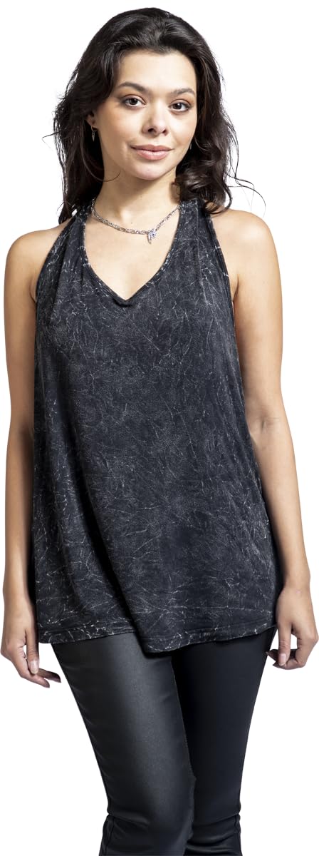 black-premium-by-emp-damen-top-dunkelgrau-used-ring-details image 2