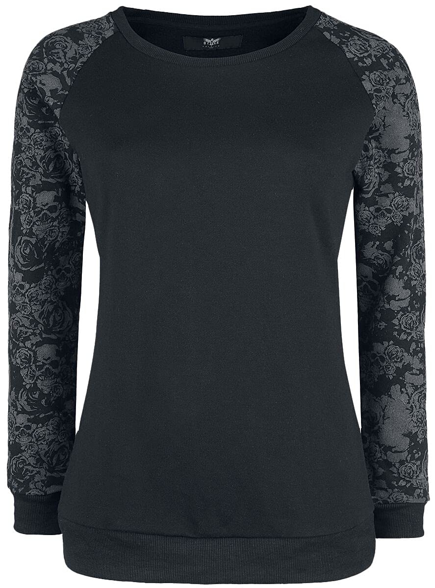 black-premium-langarmshirt-damen-longsleeve-schwarz-gr-e-s image 1
