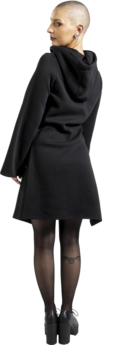 black-premium-by-emp-kurzes-kleid-mit-kapuze-schwarz-gr-m image 5