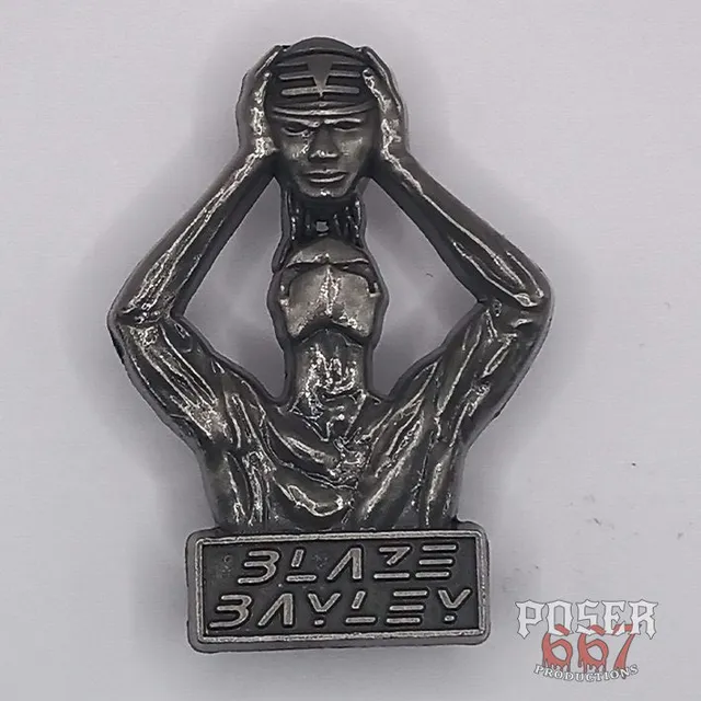 poser667-productions-3d-pin-blaze-bayley-william-black-pin-antik-silber image 1