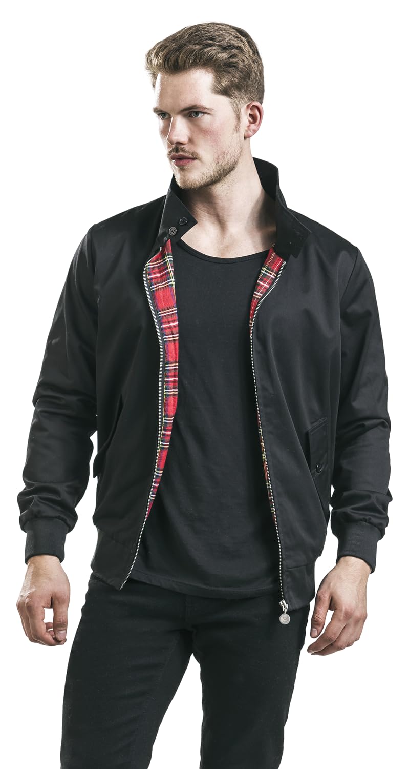 red-by-emp-jacke-schwarz-kariertes-futter-gr-l-herren image 2