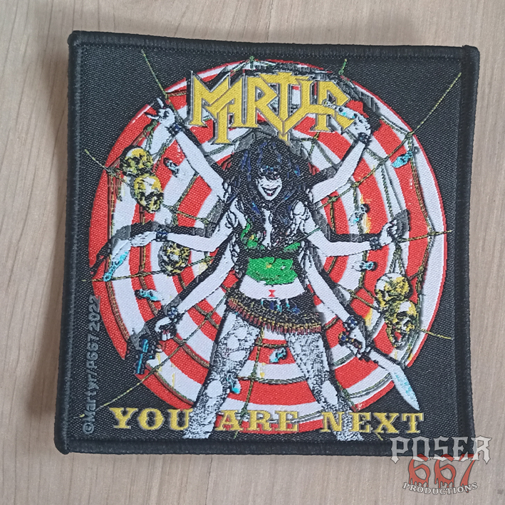 martyr-you-are-next-patch-aufn-her-9-cm-schwarzer-rand image 1