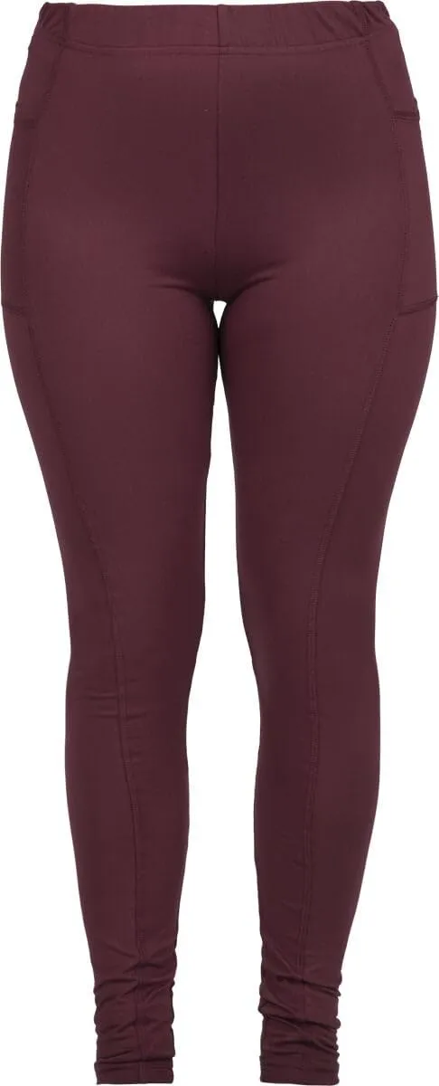 red-by-emp-damen-leggings-bordeaux-mit-taschen-gr-e-m image 1