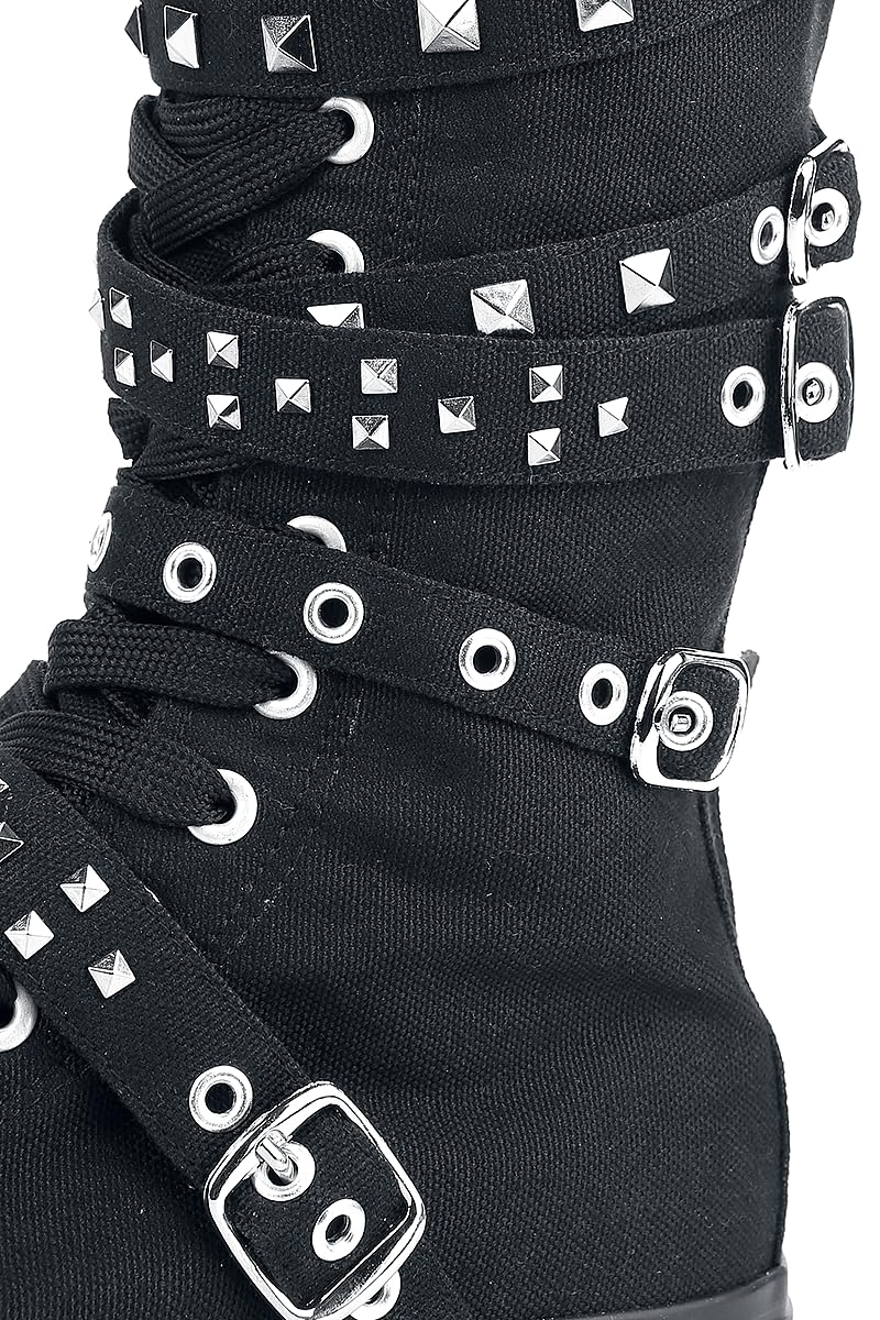 black-premium-sneaker-unisex-schwarz-nieten-gr-43-45 image 2