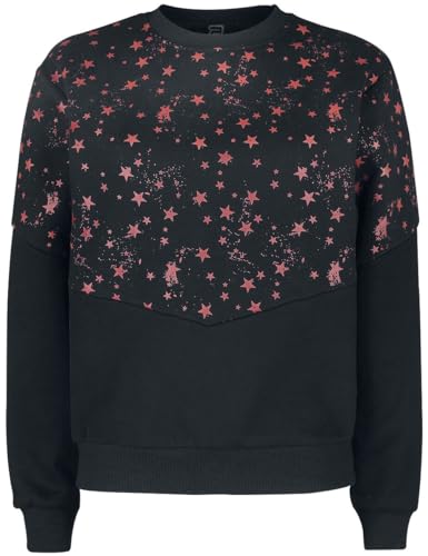 red-by-emp-sweatshirt-schwarz-sterne-damen-rockwear image 6