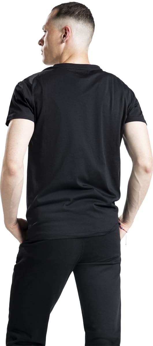 red-by-emp-t-shirts-herren-basic-shirt-knopfleiste-grau image 8
