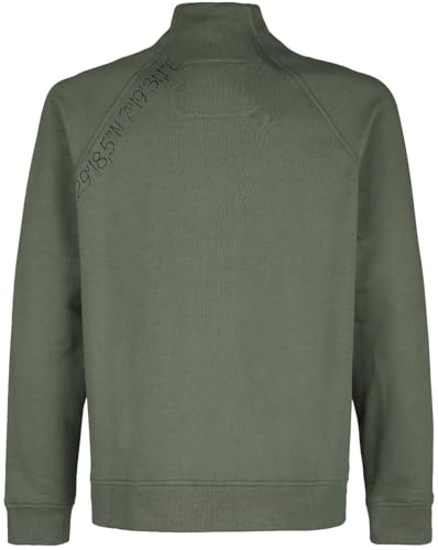 red-by-emp-pullover-herren-sweatshirt-oliv-reissverschluss image 7
