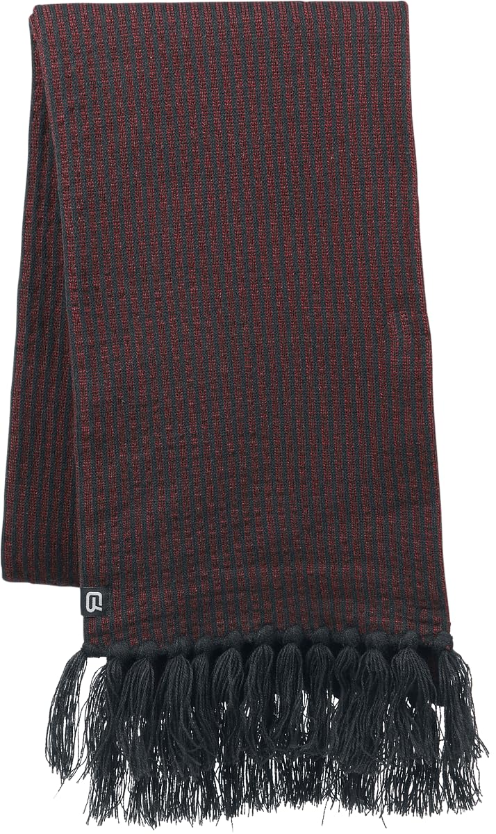 red-by-emp-snow-and-cold-schal-schwarz-rot-unisex image 2