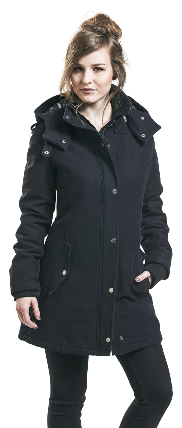 black-premium-jacken-winterjacke-schwarz-xs-kapuze image 8