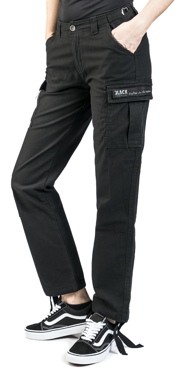 black-premium-by-emp-hosen-cargohose-schwarz-30w-34l-taschen image 5