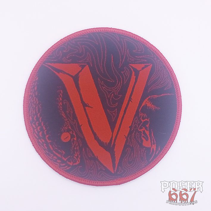 poser667-vanquisher-v-patch-aufn-her-rund-9-5-cm-gewebt image 1