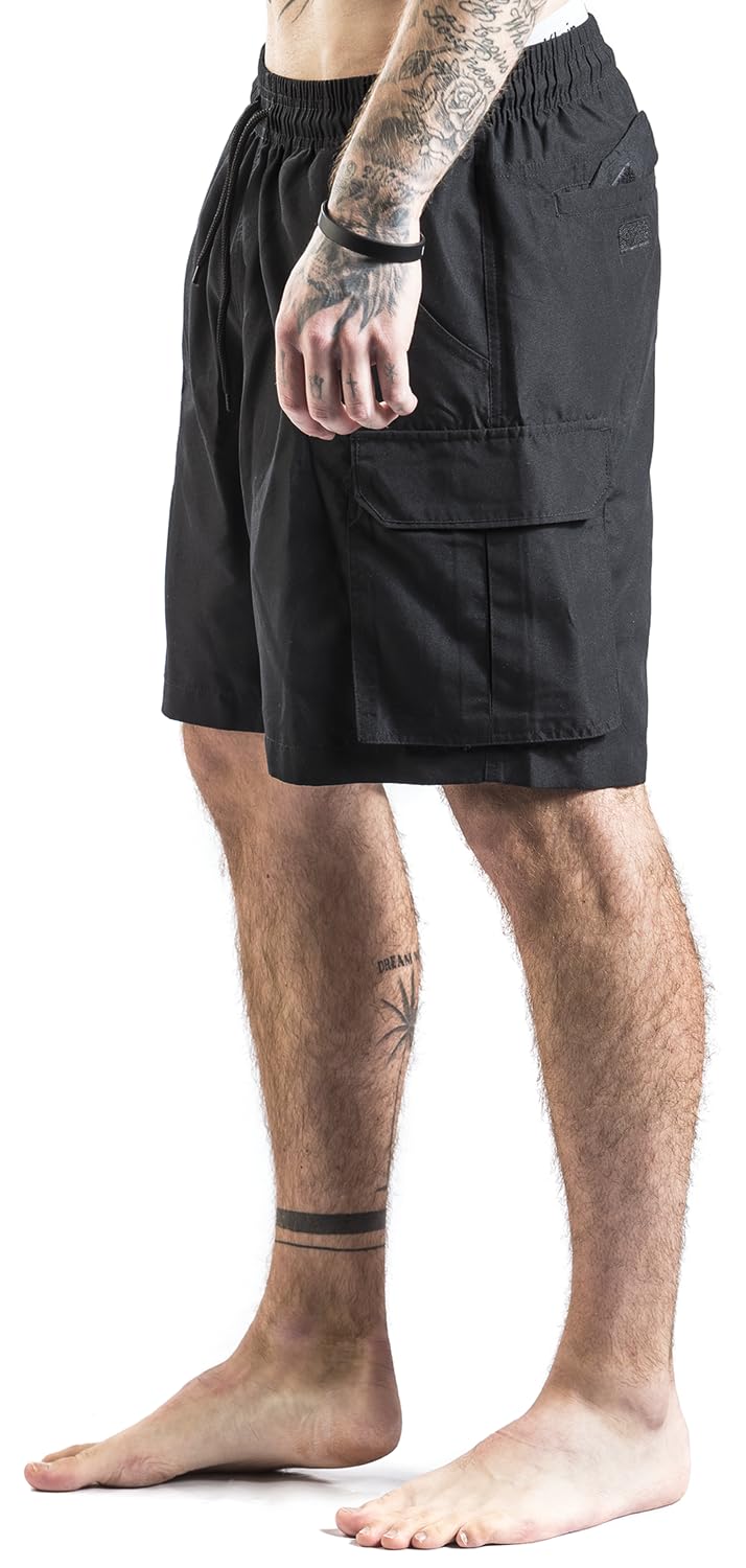 black-premium-by-emp-badehose-herren-schwarz-3xl-netz image 6