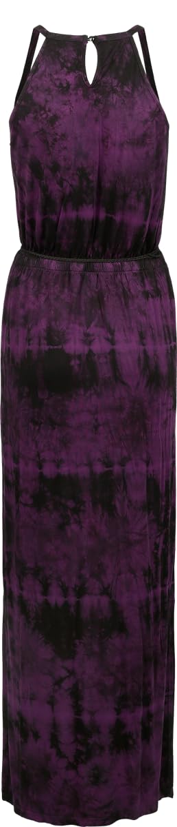 red-by-emp-kleider-damen-maxikleid-schwarz-lila-batik image 3