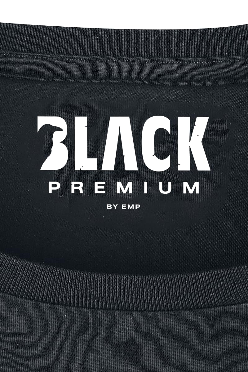 black-premium-by-emp-t-shirt-schwarz-totenkopf-print-gr-l image 7
