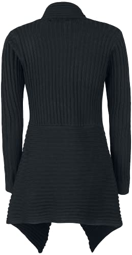 black-premium-by-emp-strick-cardigan-schwarz-m-schalkragen image 8