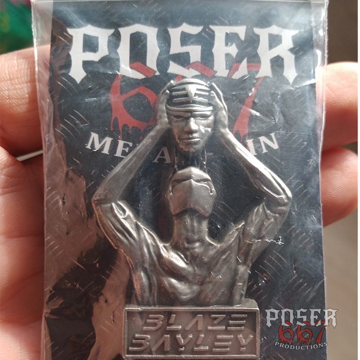 poser667-productions-3d-pin-blaze-bayley-william-black-pin-antik-silber image 2