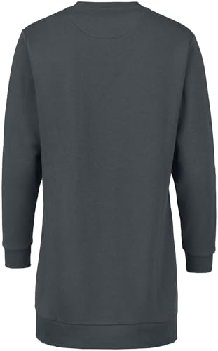 red-by-emp-sweatshirt-kleid-damen-grau-asymmetrischer-saum image 8