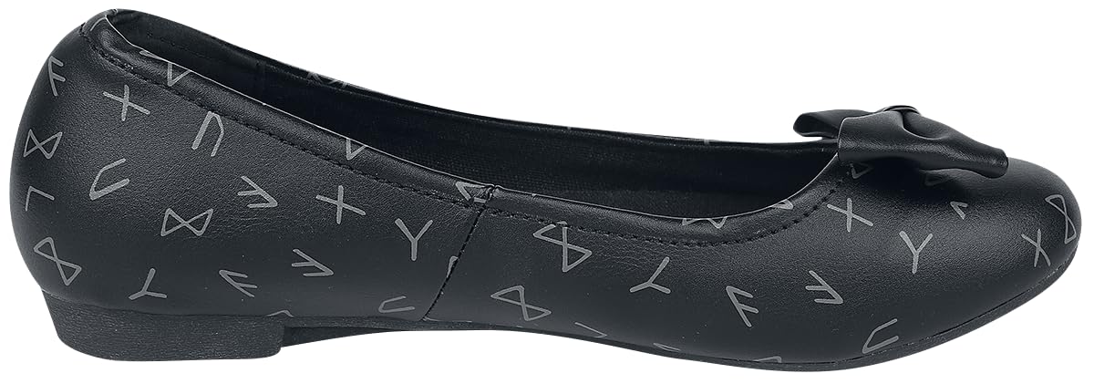 black-premium-by-emp-schwarze-ballerinas-schleife-print-39 image 3
