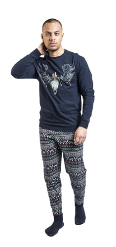 red-by-emp-weihnachts-pyjama-longsleeve-herren-dunkelblau image 8