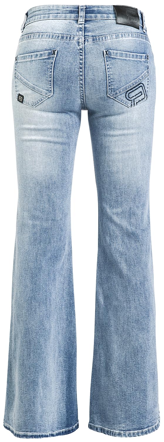red-by-emp-hosen-hellblaue-bootcut-jeans-mit-schlag-30w-32l image 3