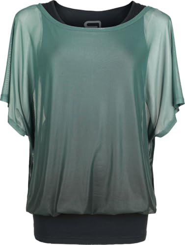 red-by-emp-double-pack-t-shirt-top-schwarz-gr-n-m image 6