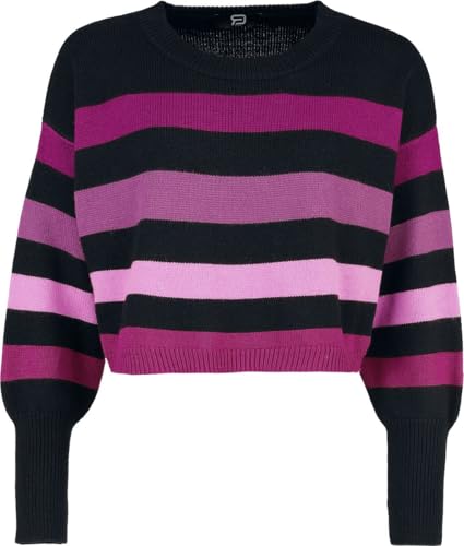 red-by-emp-pullover-damen-strickpullover-schwarz-lila-gr-e-s image 6