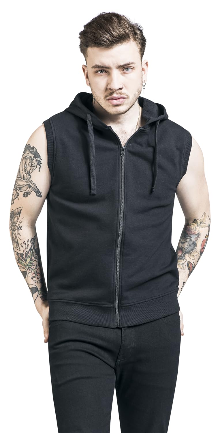 red-by-emp-jacken-schwarze-sweat-weste-kapuze-5xl-herren image 4