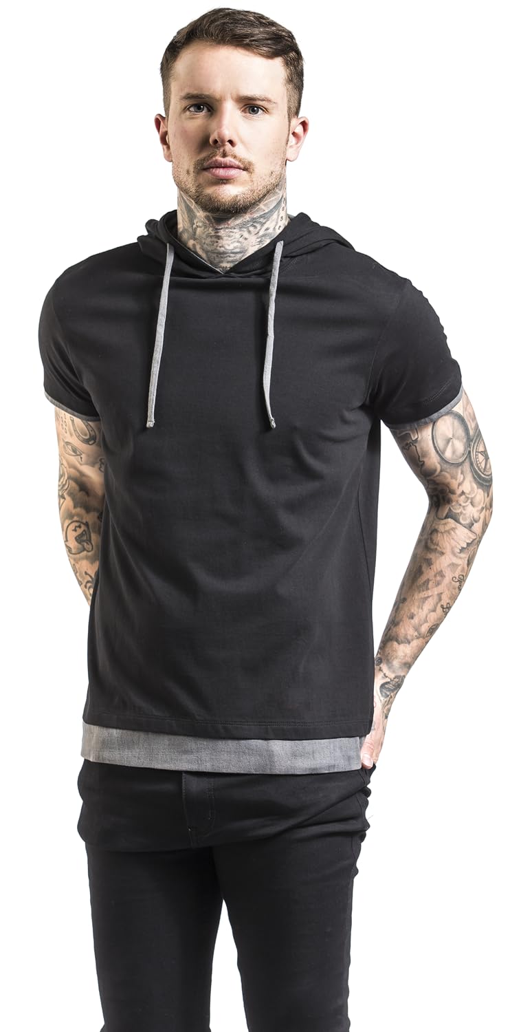 red-by-emp-kapuzen-t-shirt-herren-schwarz image 5
