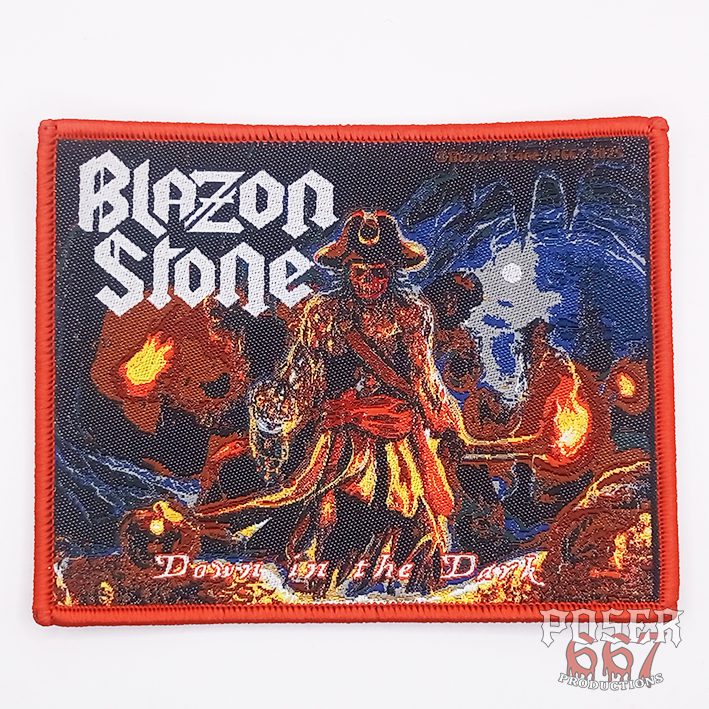 poser667-blazon-stone-down-in-the-dark-patch-9-5x7-5-cm image 1