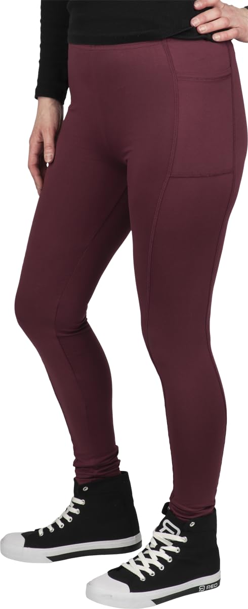 red-by-emp-damen-leggings-bordeaux-mit-taschen-gr-e-m image 5