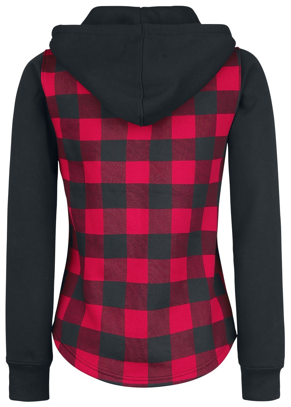 red-by-emp-kapuzenjacke-karo-schwarz-rot-gr-m image 3