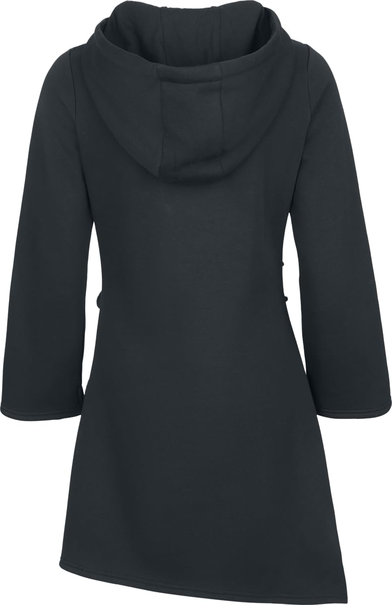 black-premium-by-emp-kurzes-kleid-mit-kapuze-schwarz-gr-m image 3