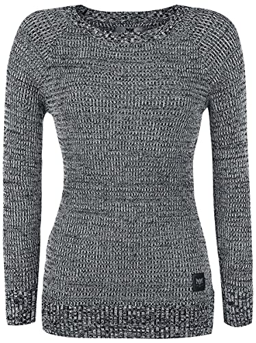 black-premium-by-emp-strickpullover-damen-grau-xl image 6