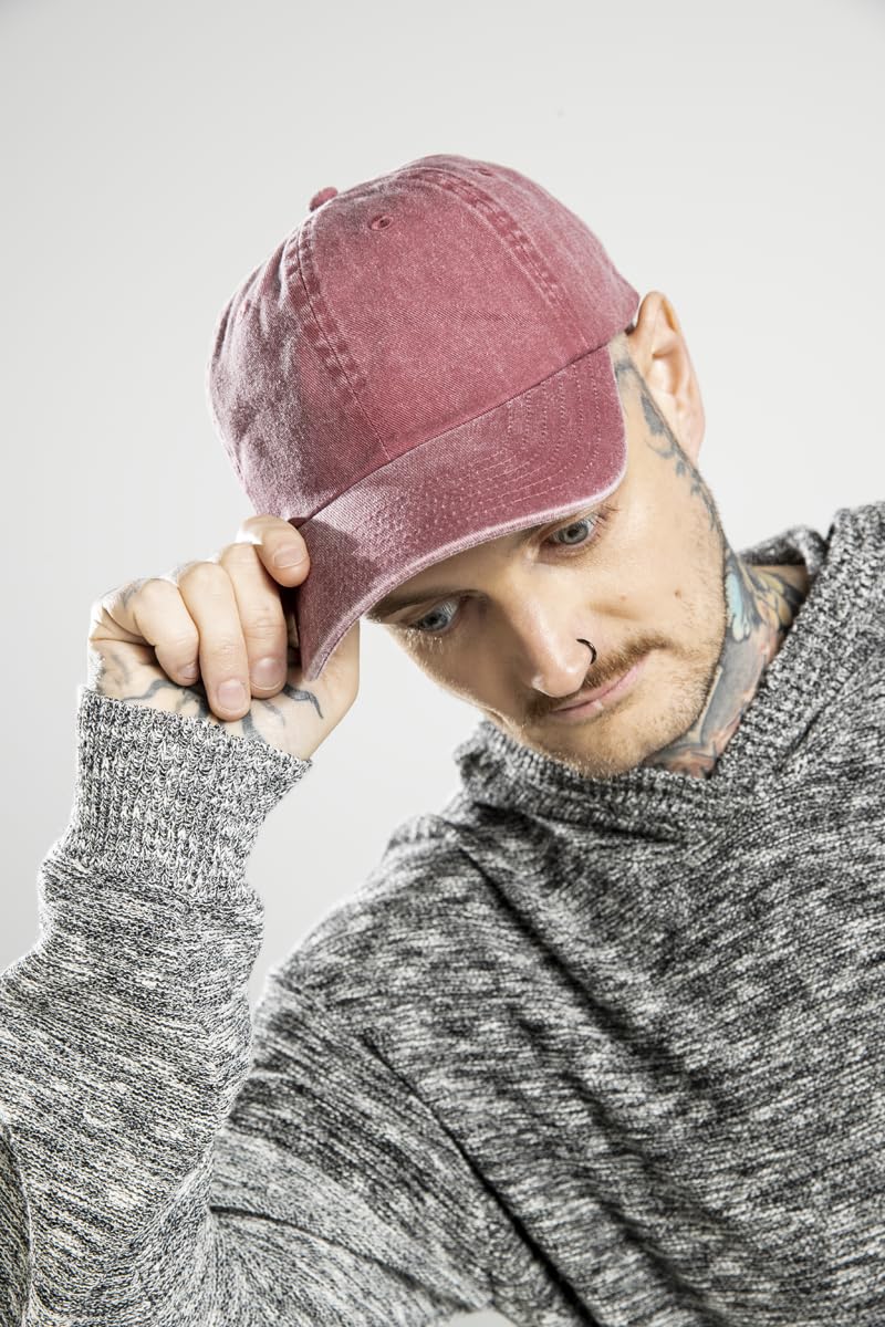 red-by-emp-accessoires-rote-cap-unisex-schlicht image 6