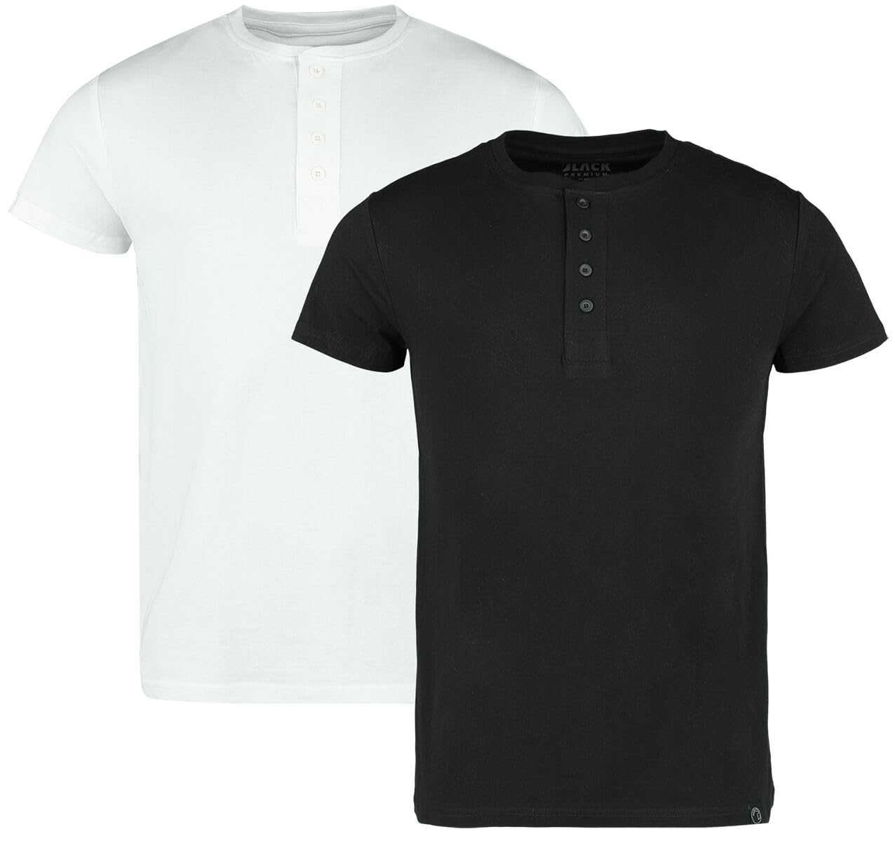 black-premium-by-emp-herren-t-shirts-2er-schwarz-wei-gr-m image 1