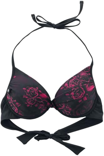 black-premium-bikinioberteil-damen-schwarz-totenkopf-s image 7