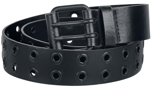 black-premium-unisex-g-rtel-schwarz-mit-lochnieten image 4
