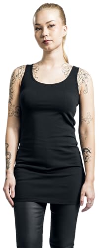 black-premium-by-emp-damen-basic-doppelpack-tops-schwarz-baumwolle image 8